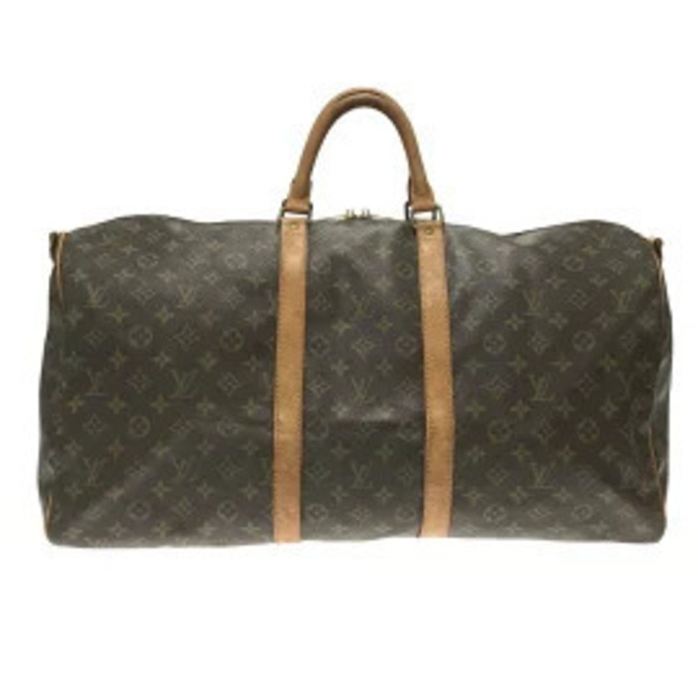 LOUIS VUITTON Keepall Bandouliere Boston Bag Monogram Canvas